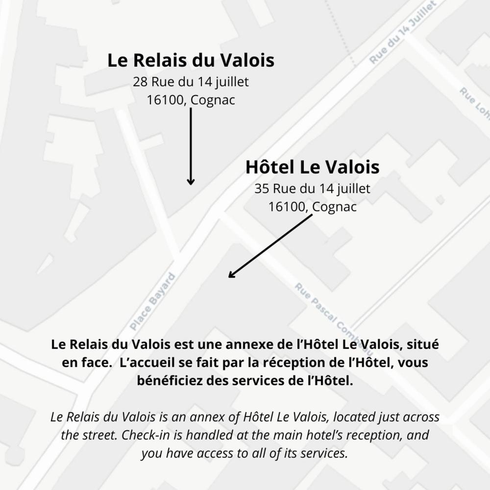 Le Relais Du Valois Cognac Centre Hotel Eksteriør billede